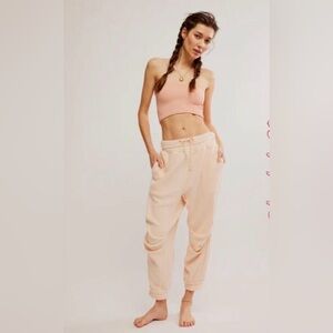 NWT Free People Intimately Day Off Fleece Joggers, size M